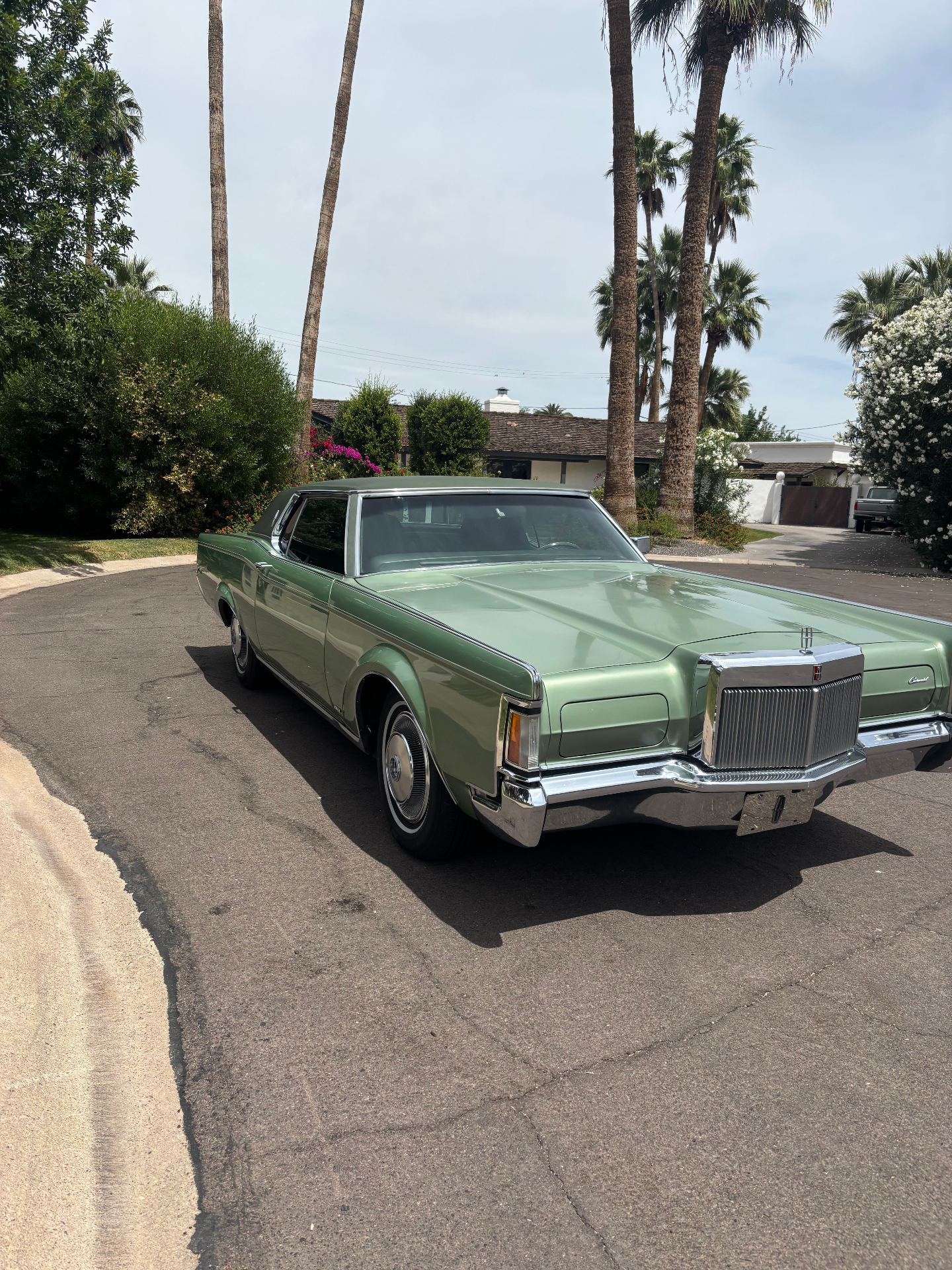 Classic Lincoln Continental detailed by Glendale mobile detailing